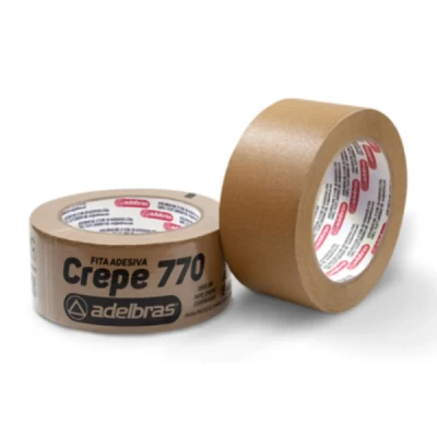 Fita Kraft Adesiva Crepe 48mm X 50m - Adelbras